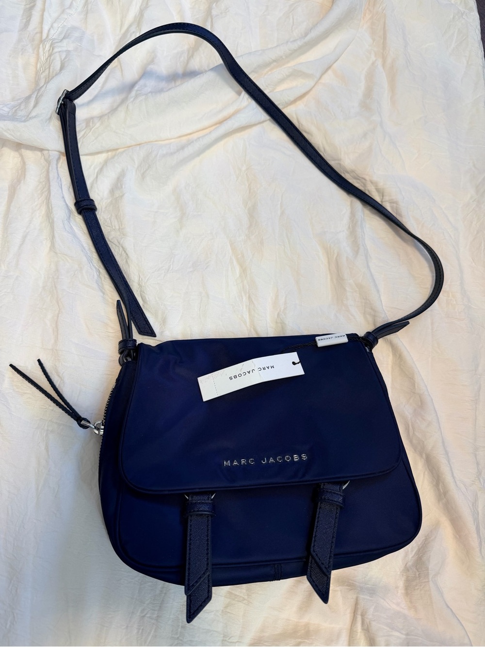 Marc Jacobs Navy Crossbody Messenger Bag / NWT - Picture 2 of 6